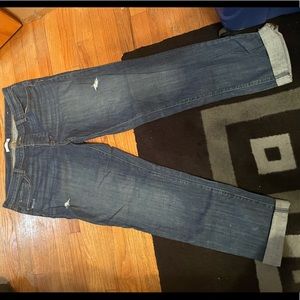 LOFT dark wash denim jeans
